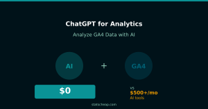 ChatGPT for Analytics: How to Analyze GA4 Data with AI for Free
