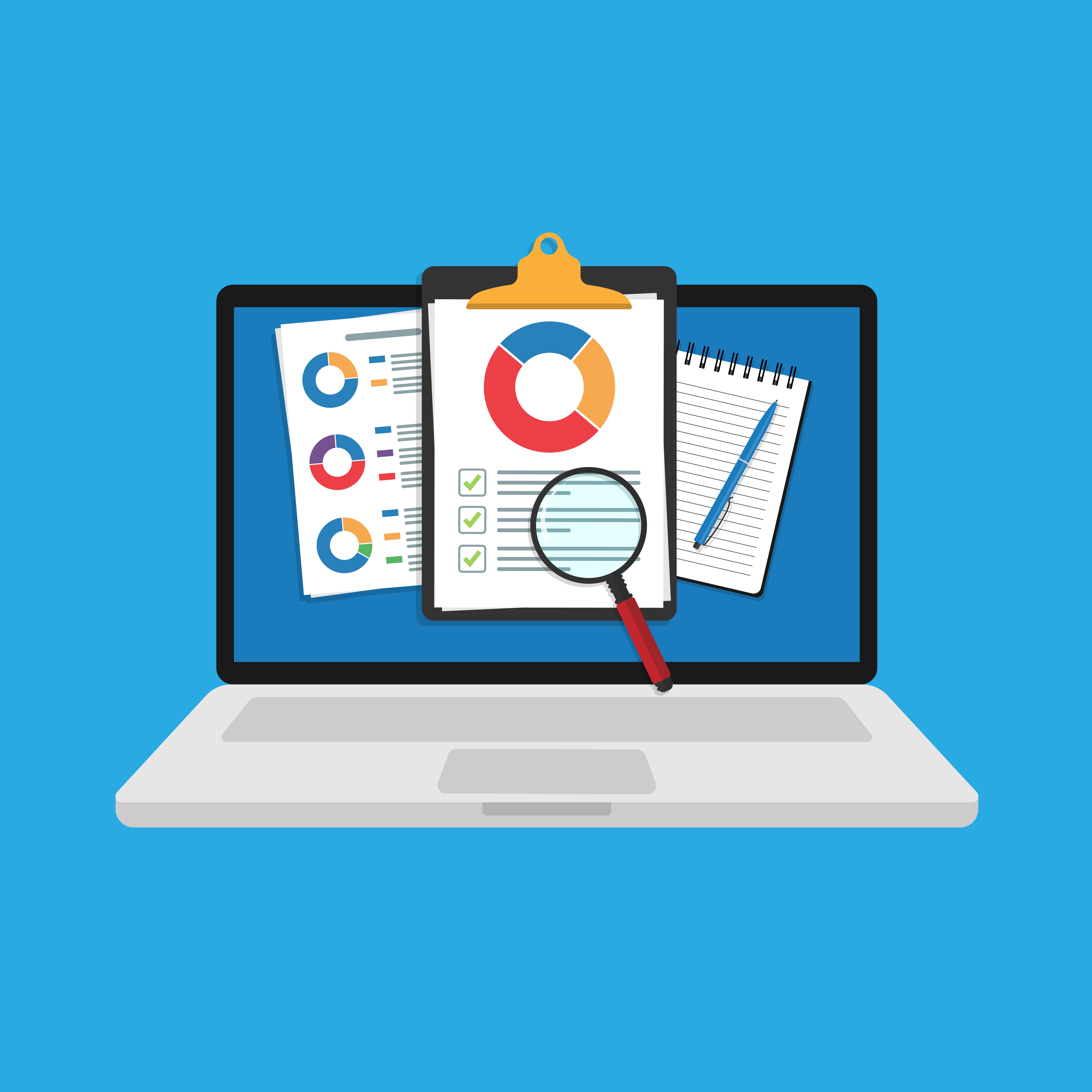 Free rank tracking tools search analytics illustration